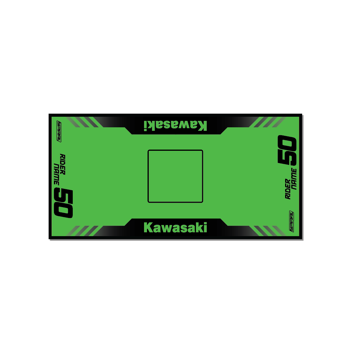 Semi Custom Bike Mat // Kawasaki Podium 2.0